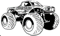coloring page Monster Trucks